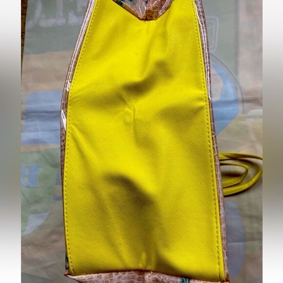 BEBE Limited Edition Spring Garden Colorful Beach Tote Bag Purse New - Picture 10 of 12